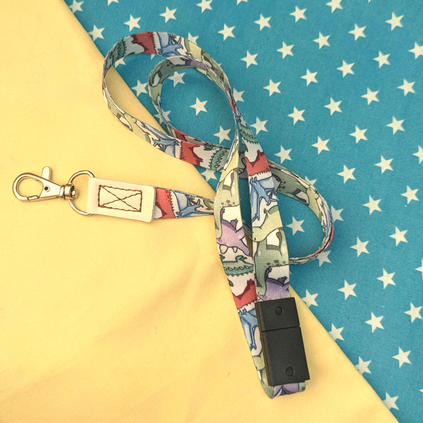 B grade Dinosaur Lanyard with Safety Breakaway Catch