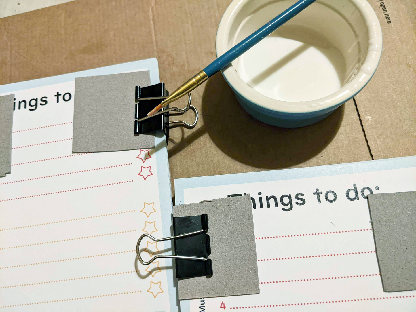 A5 Glued To-Do List with Rewards Section