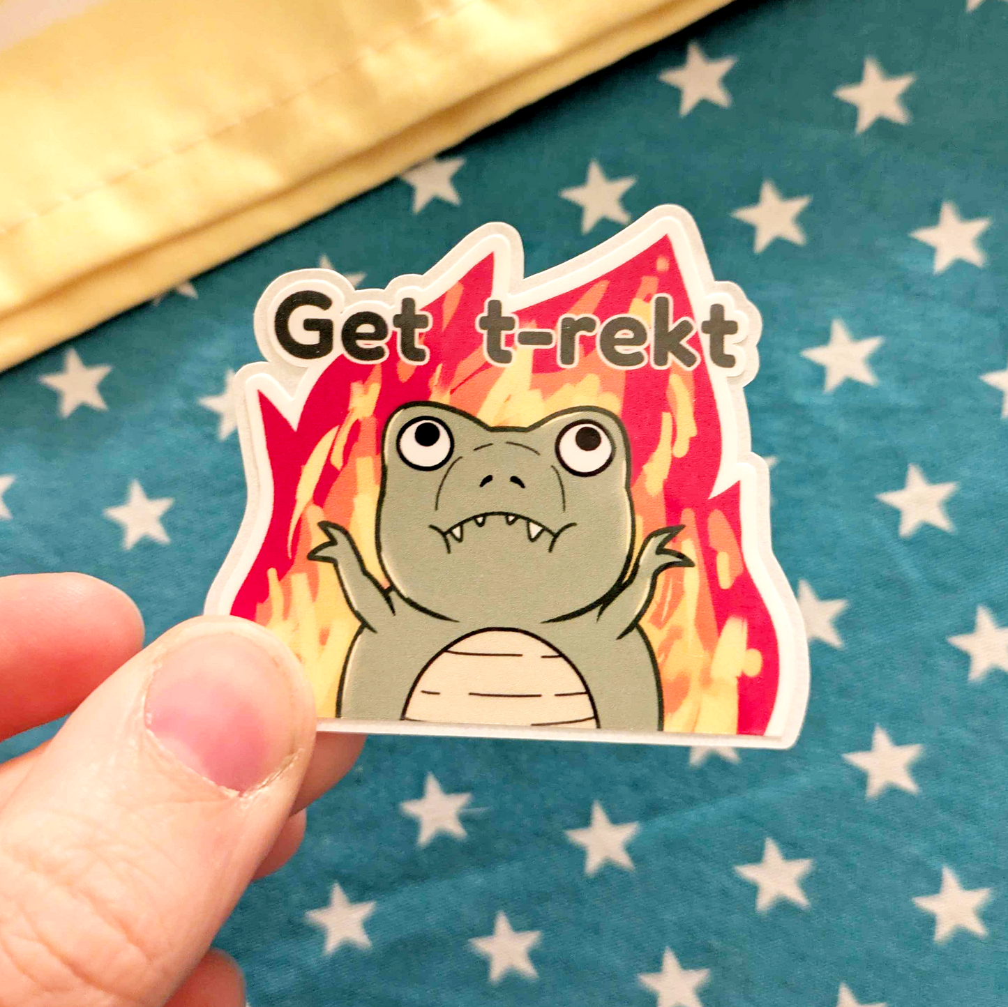Get T-rekt Dinosaur Sticker