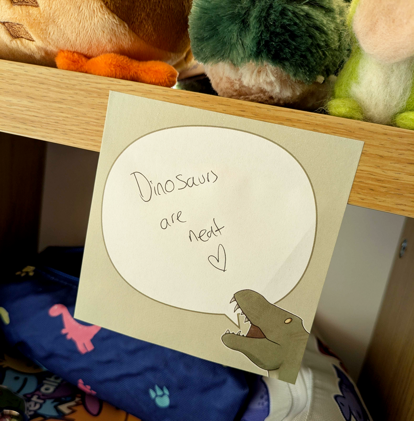 Dinosaur Sticky Notes