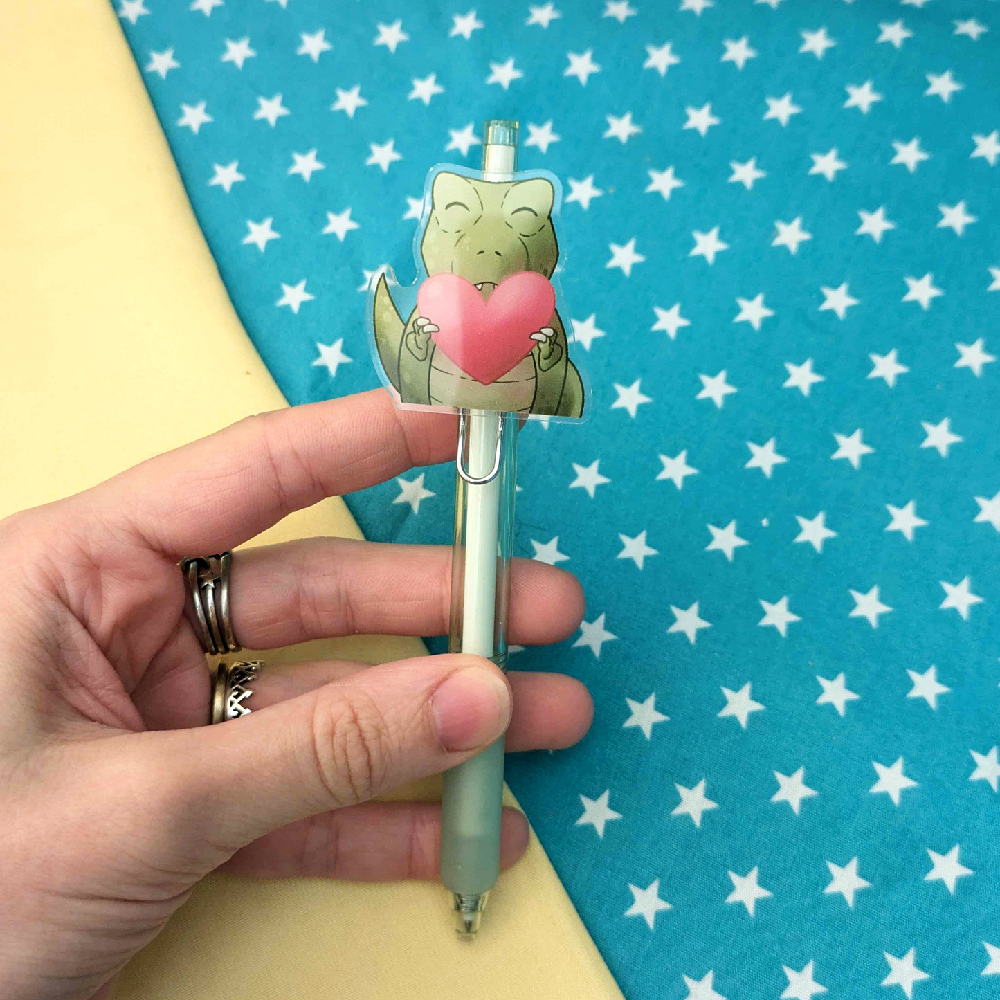 Dinosaur Charm Ball Pen