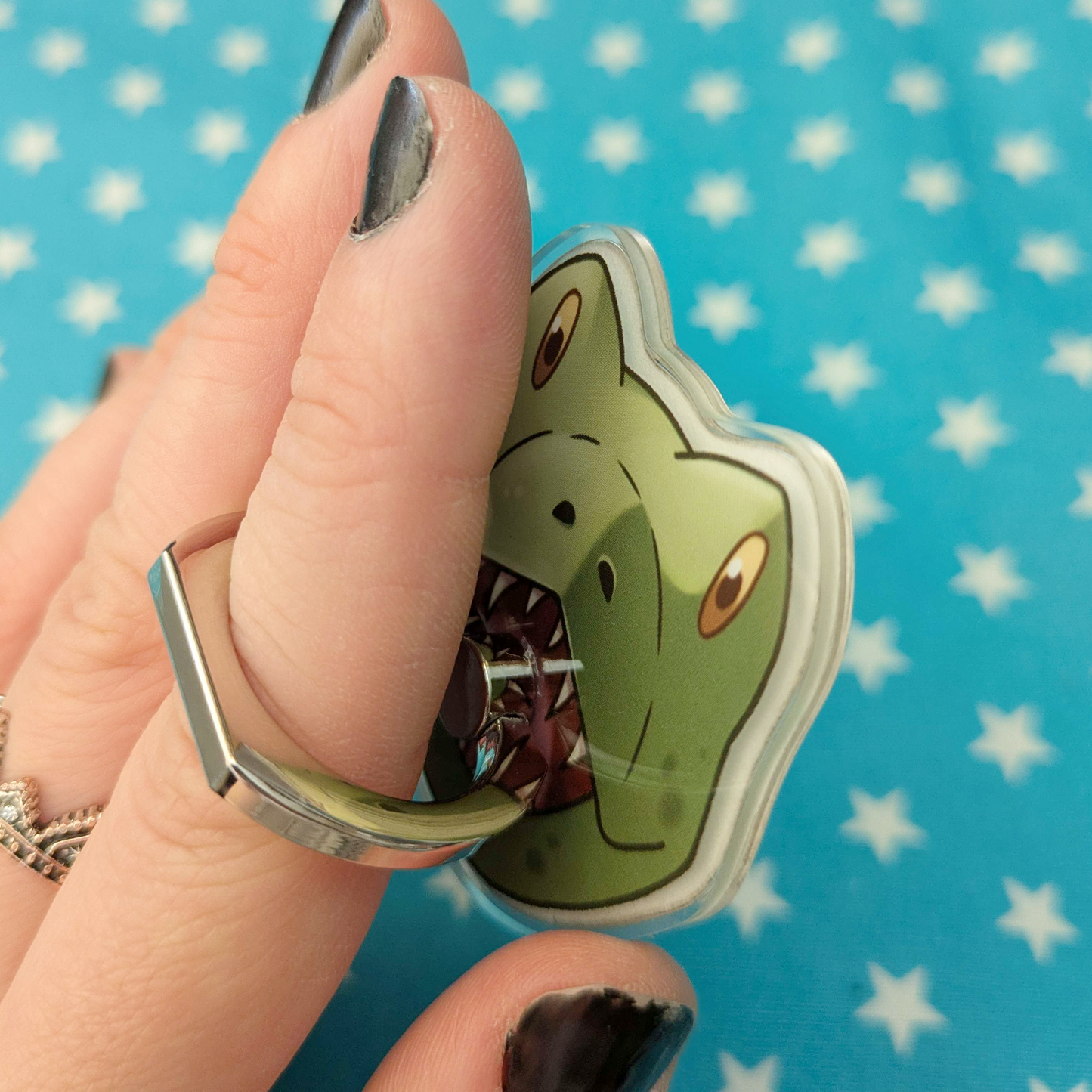 Dinosaur Phone Ring - T-rex Phone Grip