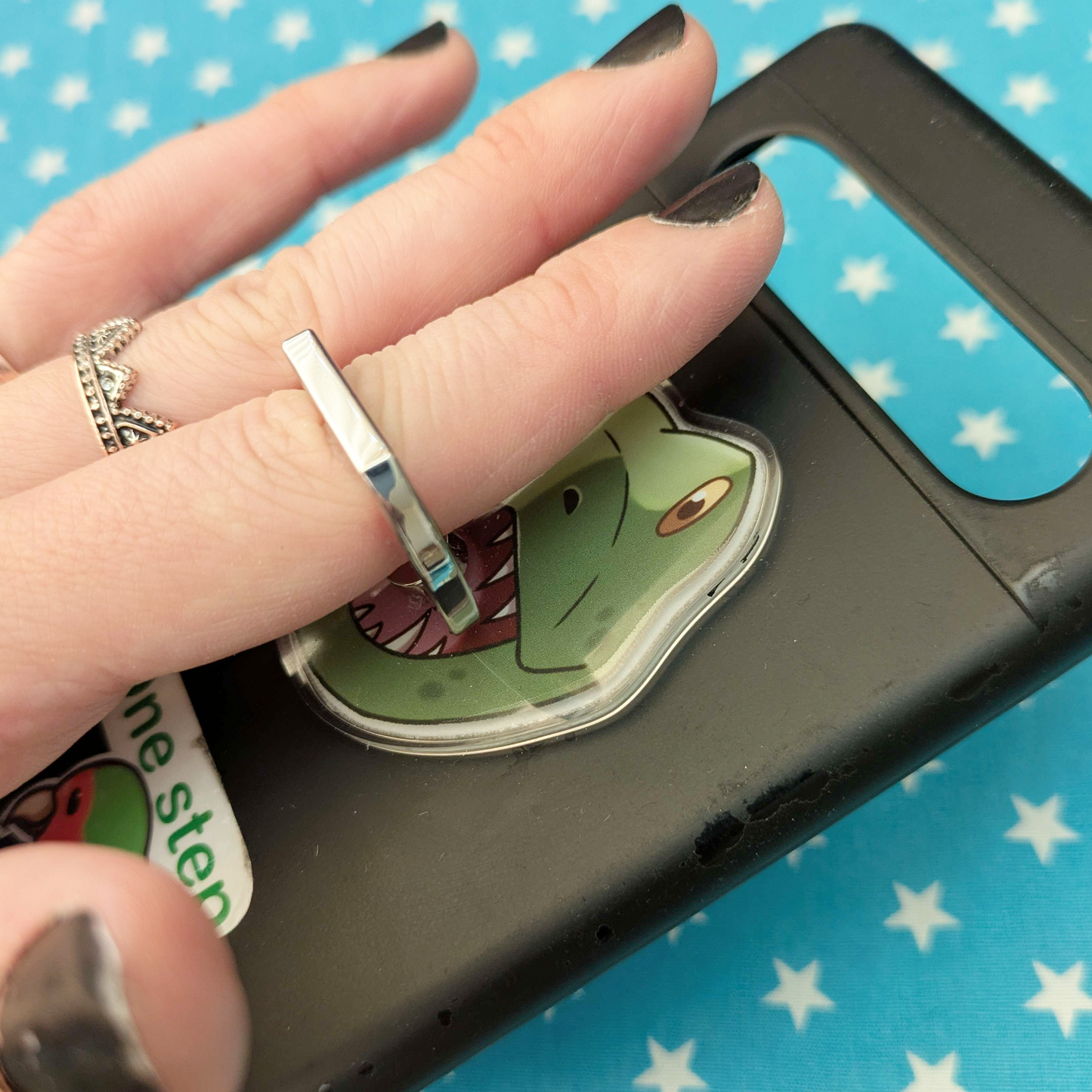Dinosaur Phone Ring - T-rex Phone Grip