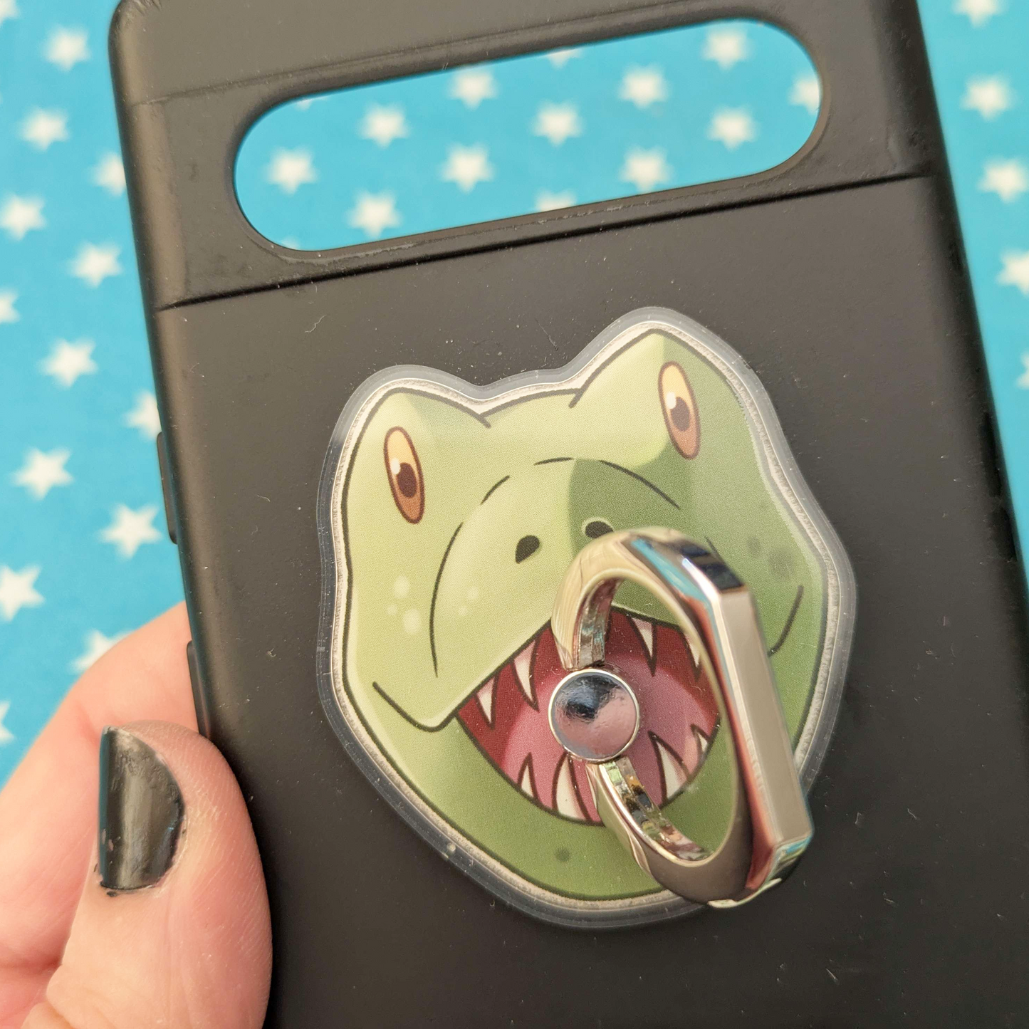 Dinosaur Phone Ring - T-rex Phone Grip