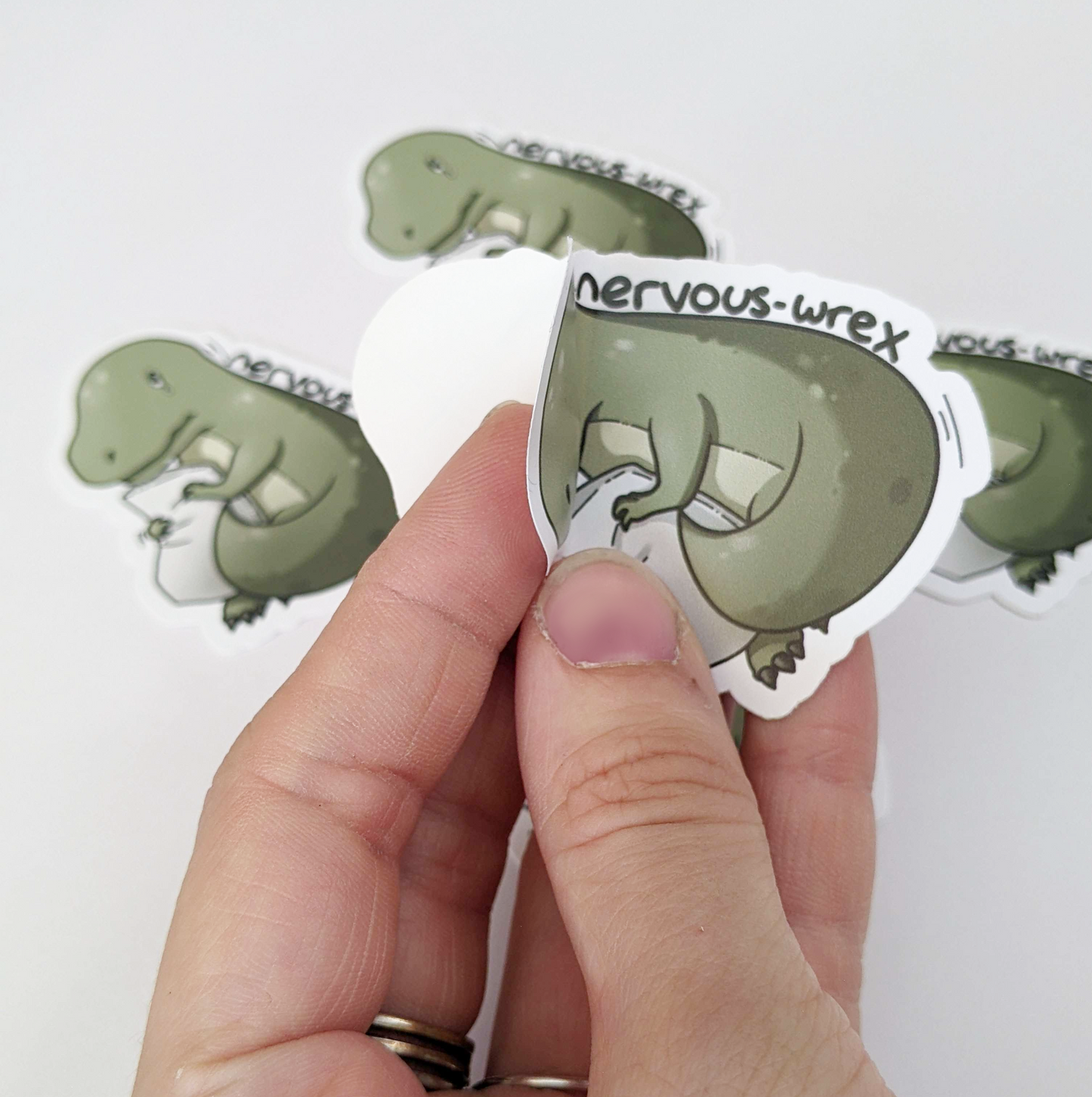 Nervous Wrex Sticker