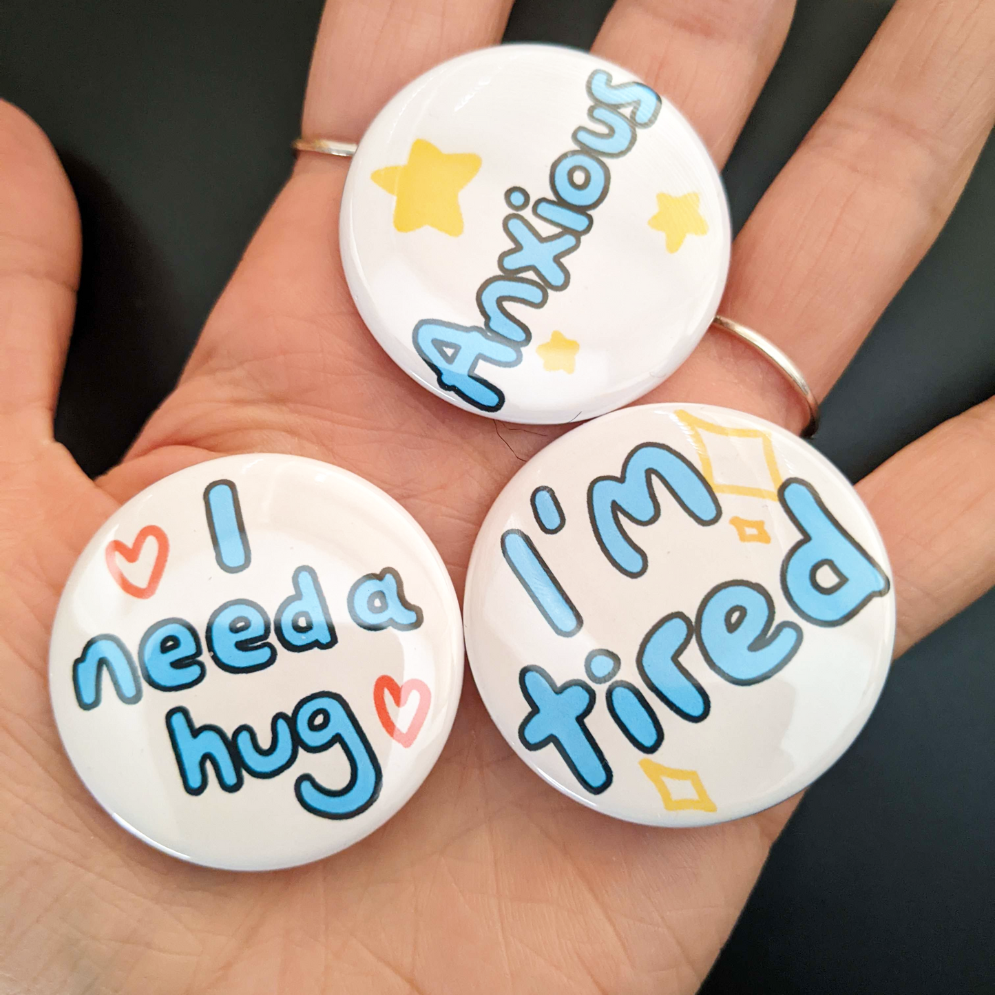 Need A Hug Communication Badge