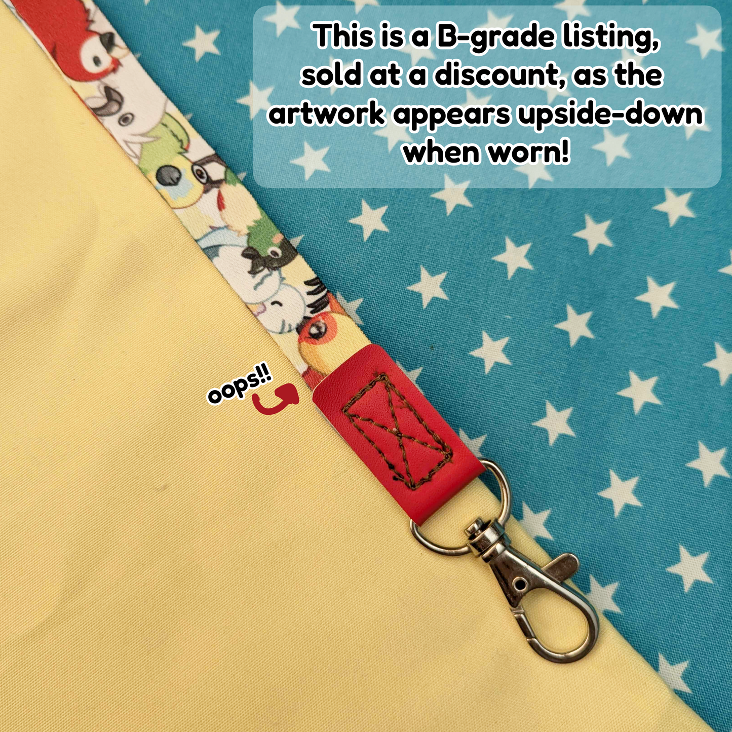 B grade Bird Lanyard with Breakaway Clasp