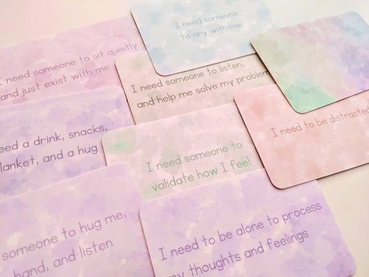 Non Verbal Need Communication Cards