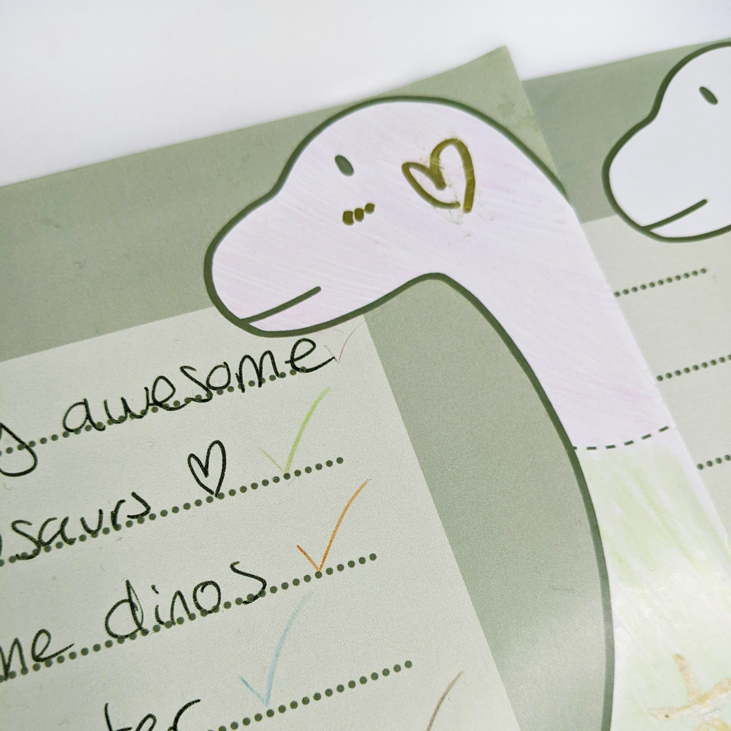 A5 Colour in Dinosaur To-Do List Notepad