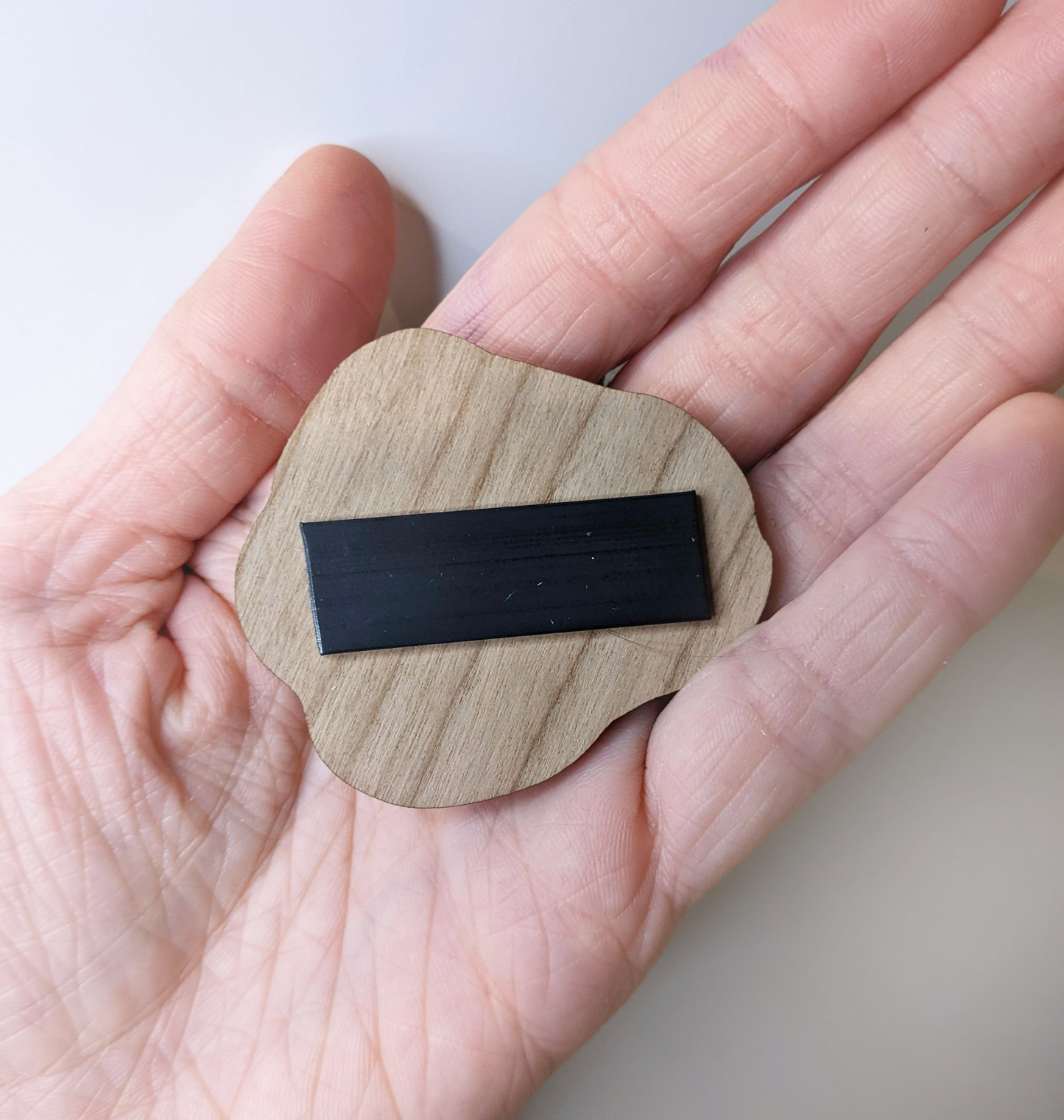 Trex Footprint Wooden Magnet