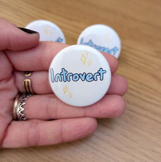 Introvert Pin Badge