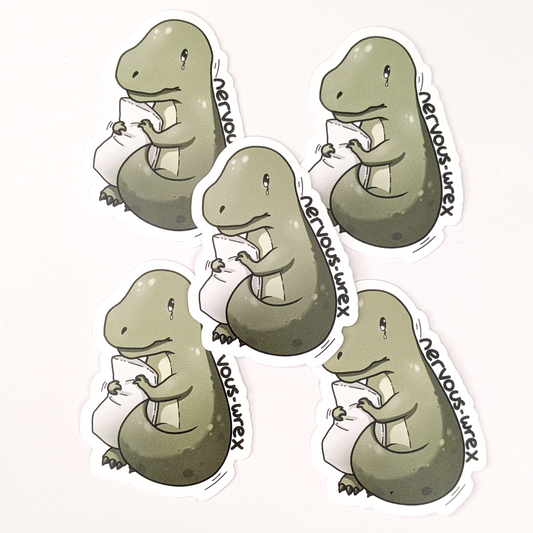 Nervous Wrex Sticker